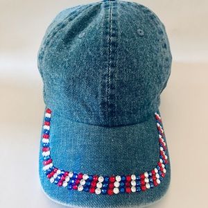 Patriotic Denim Baseball Cap